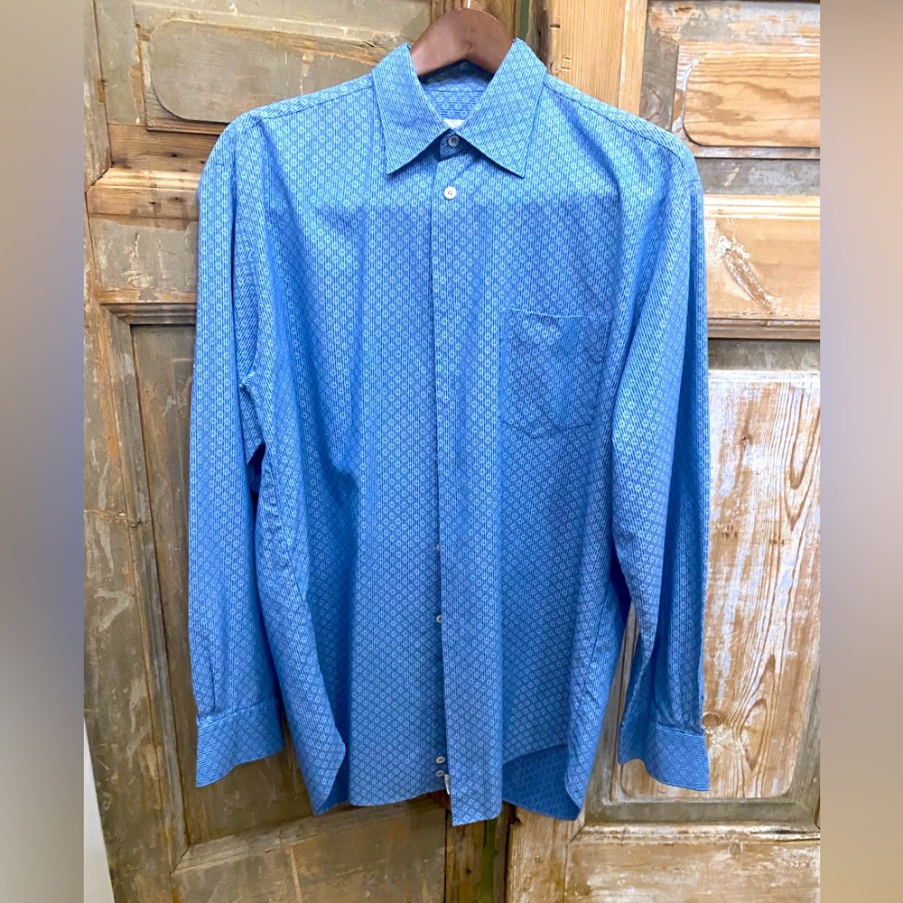 Giorgio Armani Colezione blue dress shirt